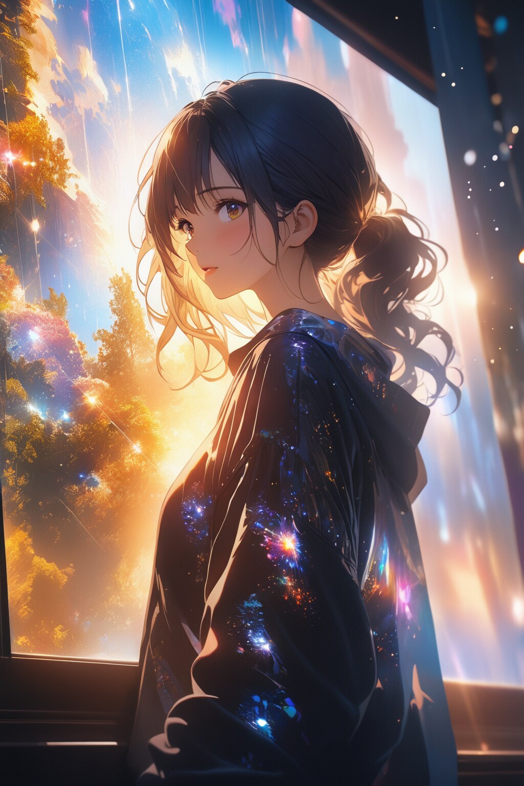 光の雨 | の人気AIイラスト・グラビア