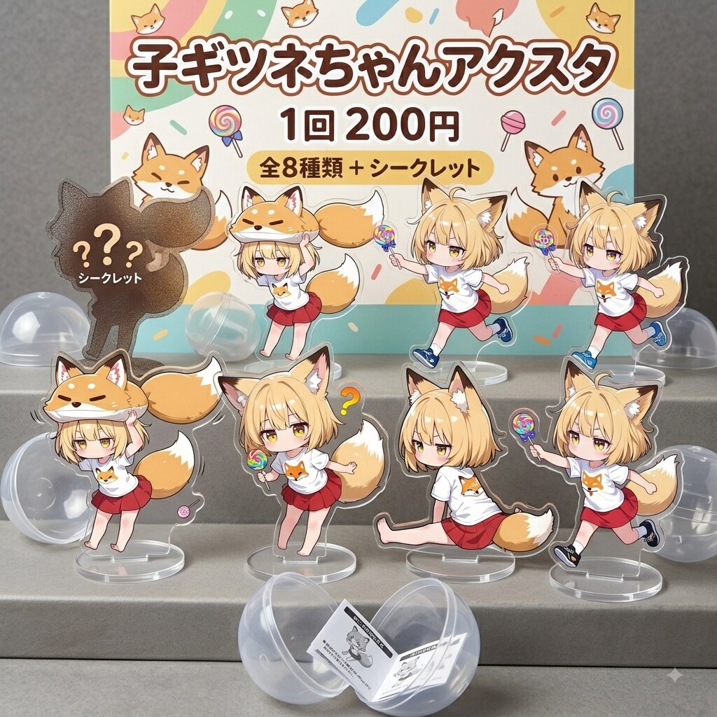 子ギツネちゃんアクスタ | の人気AIイラスト・グラビア