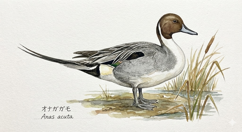 鳥(水彩画)(Gemini)(60)