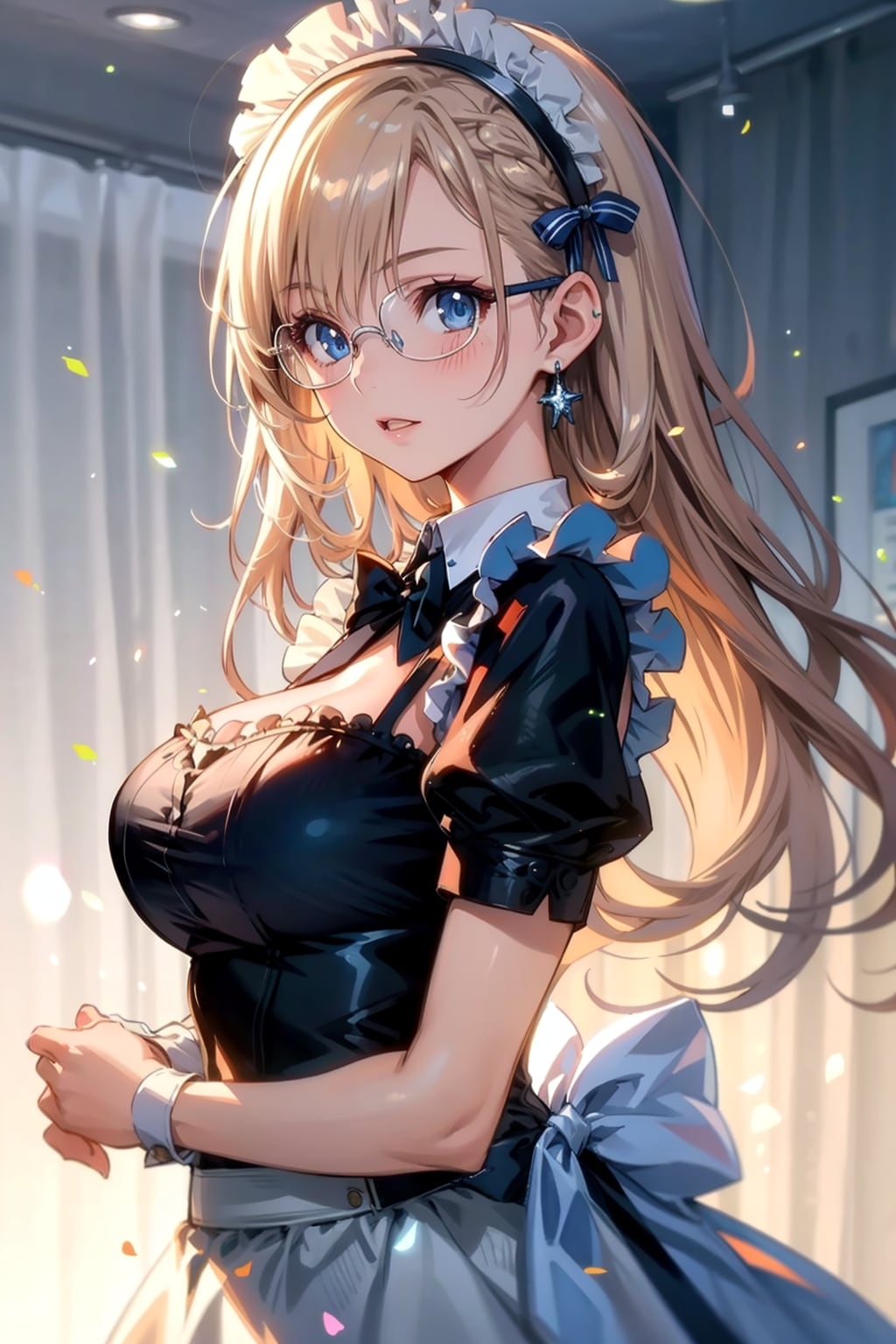 メガネ美少女メイド