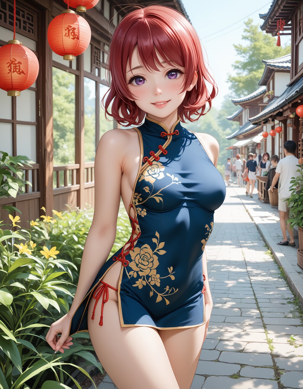 スクールアイドル⁉😅「西木野真姫 国立音ノ木坂学院一年生」チャイナ服Ver．【model：waiANIHENTAIPONYXL_v60】