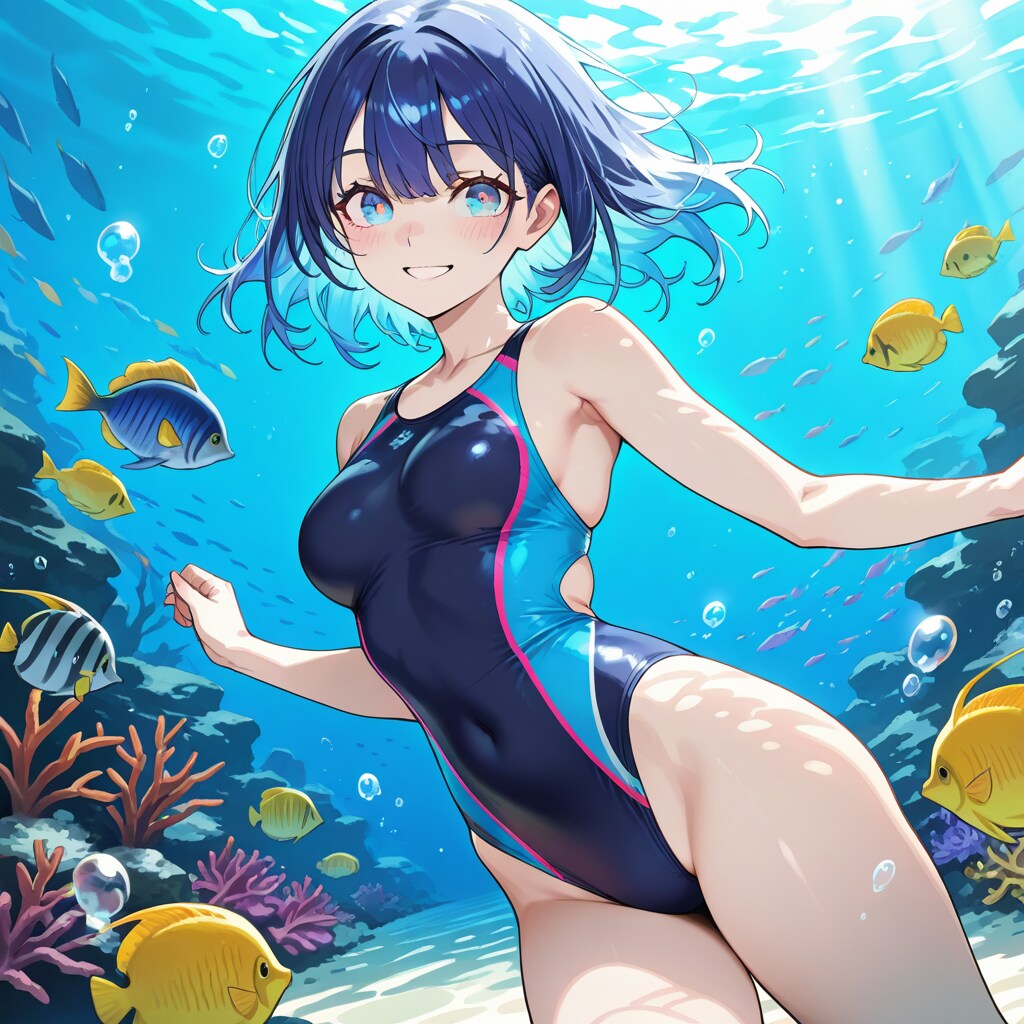 海の中の眞琴っちゃん