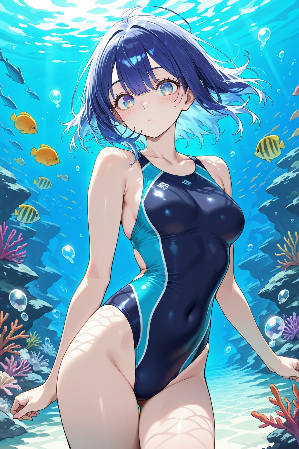 海の中の眞琴っちゃん