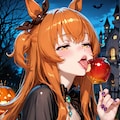ハロウィンにはキャラメルアップル 2枚目