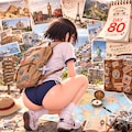 80日間世界一周に憧れて  ~ 黒髪ボブのブルマ娘１４０ ~ 2枚目