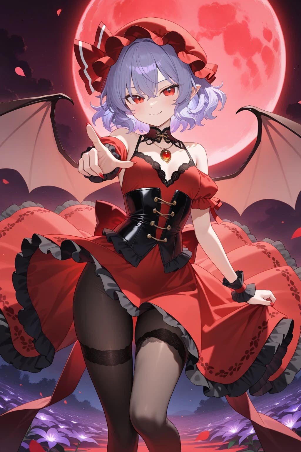 レミリア➡　私はあなたを見ている・・・