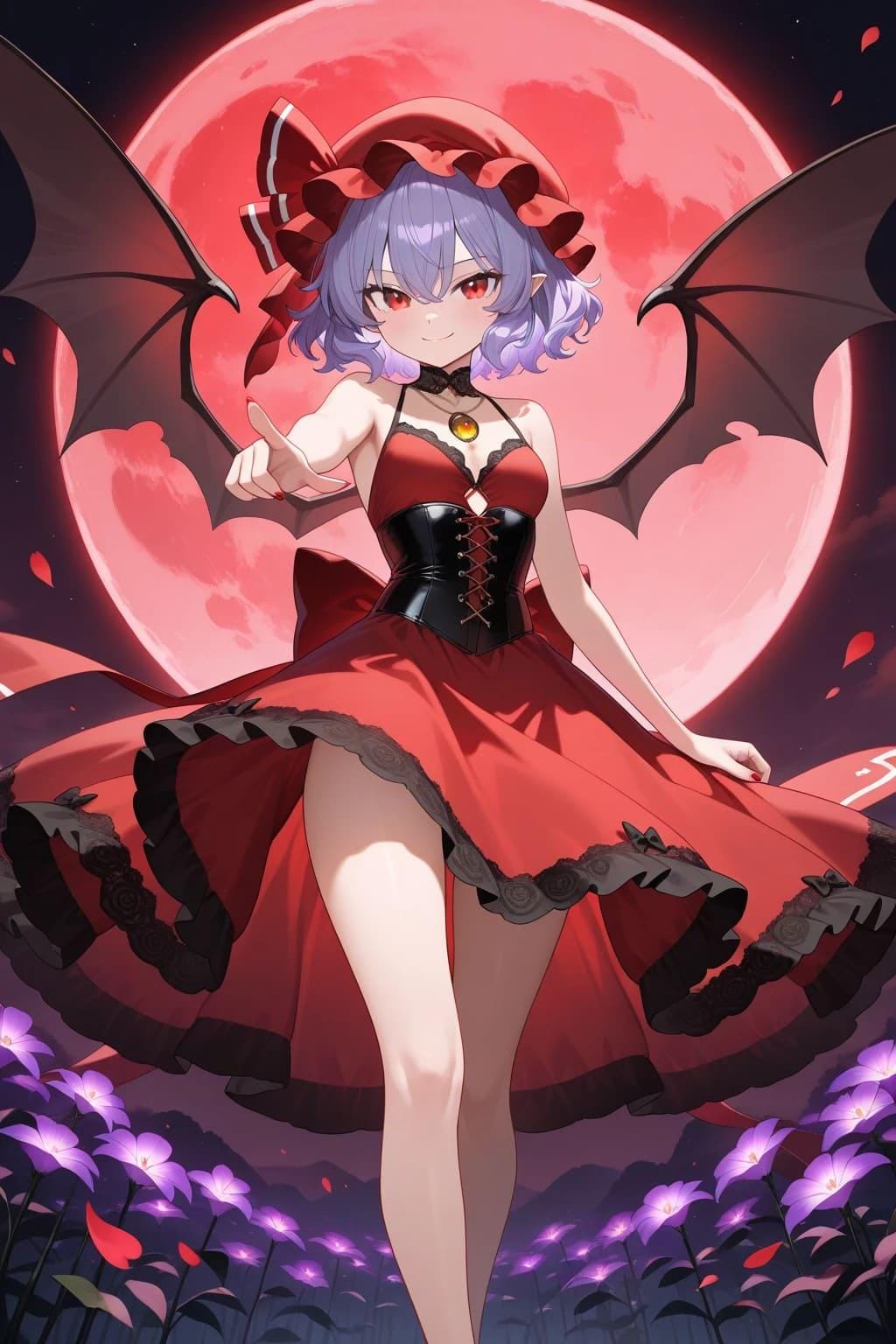 レミリア➡　私はあなたを見ている・・・