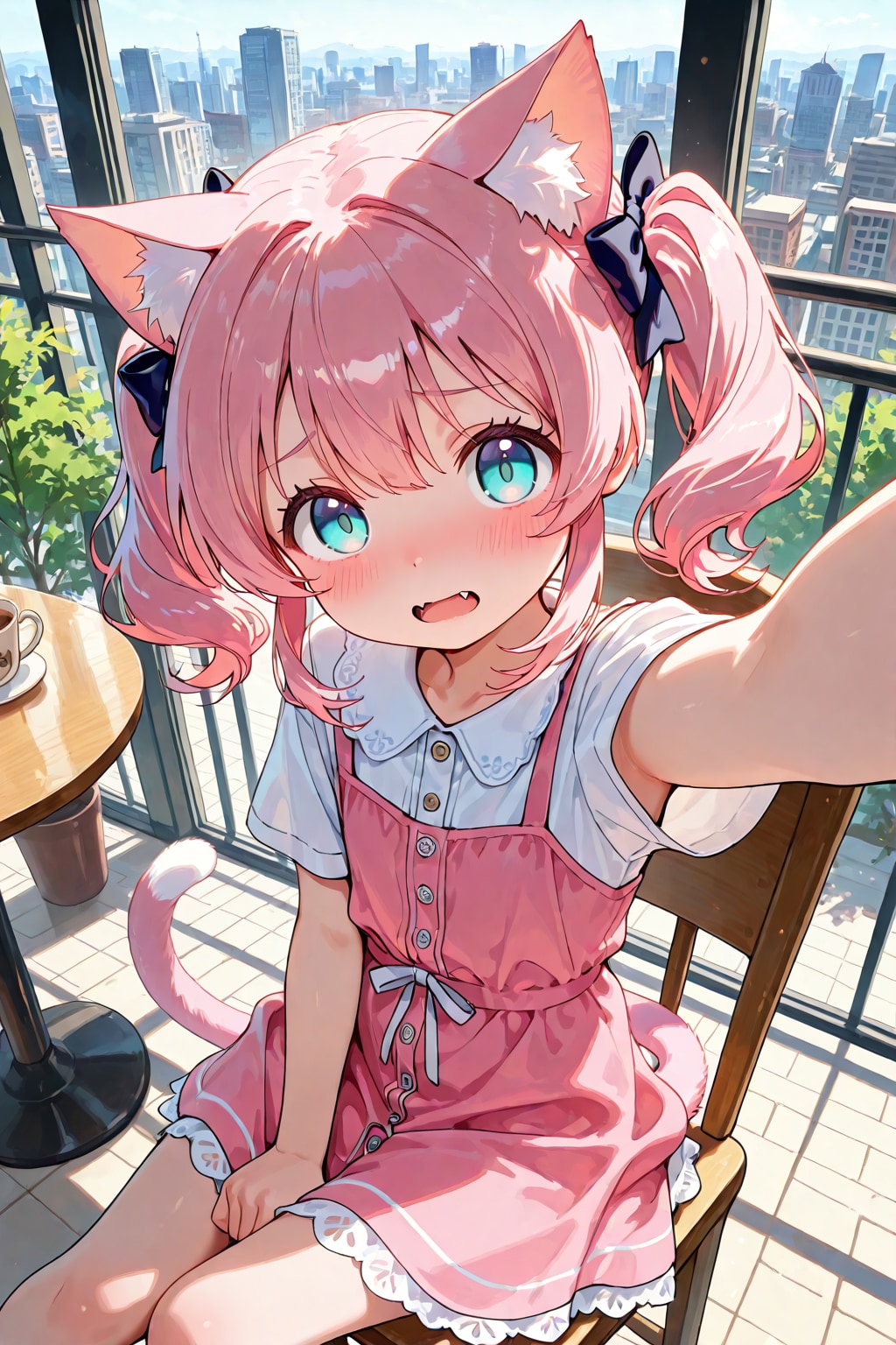 今日の猫耳ピンクちゃん