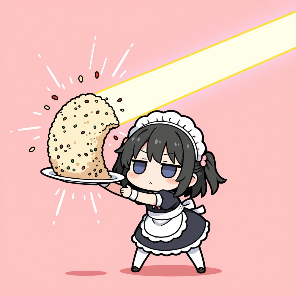 ビームメイドさんと謎のチャーハン
