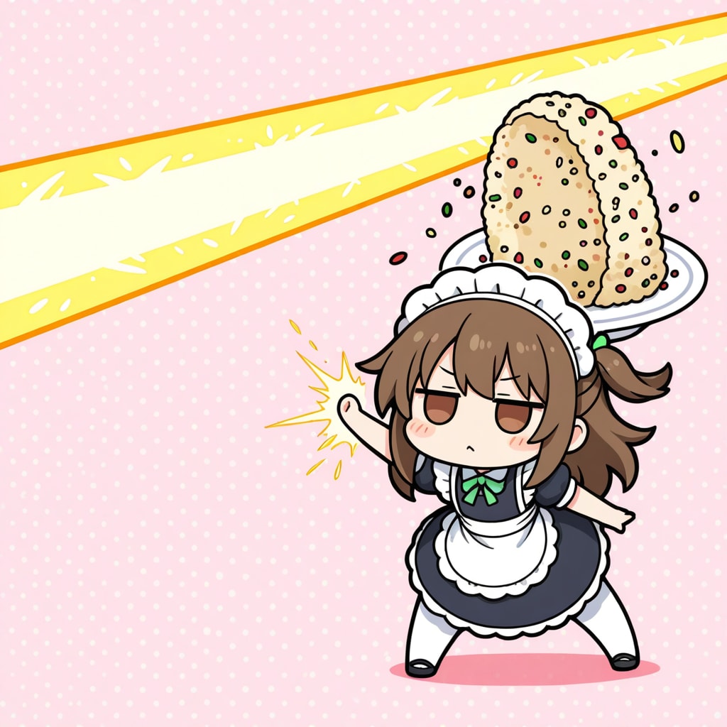 ビームメイドさんと謎のチャーハン