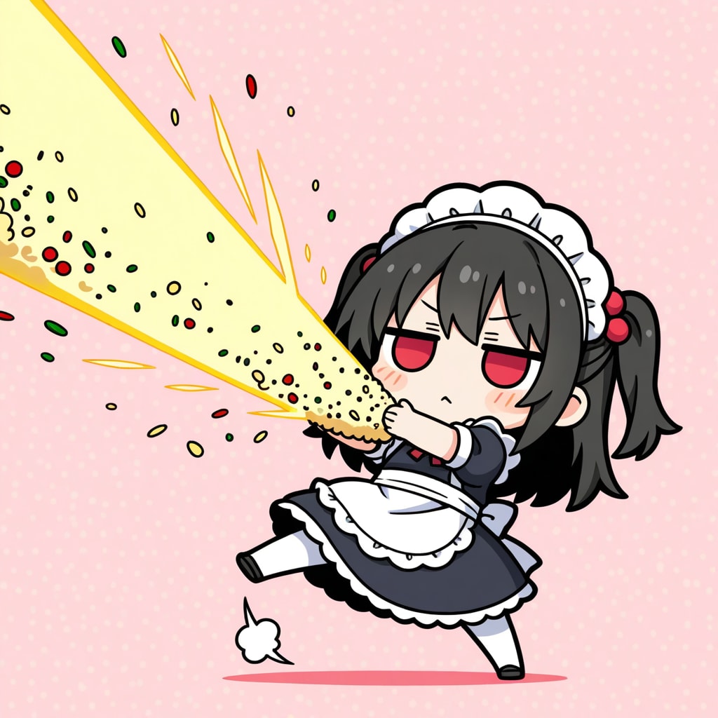ビームメイドさんと謎のチャーハン