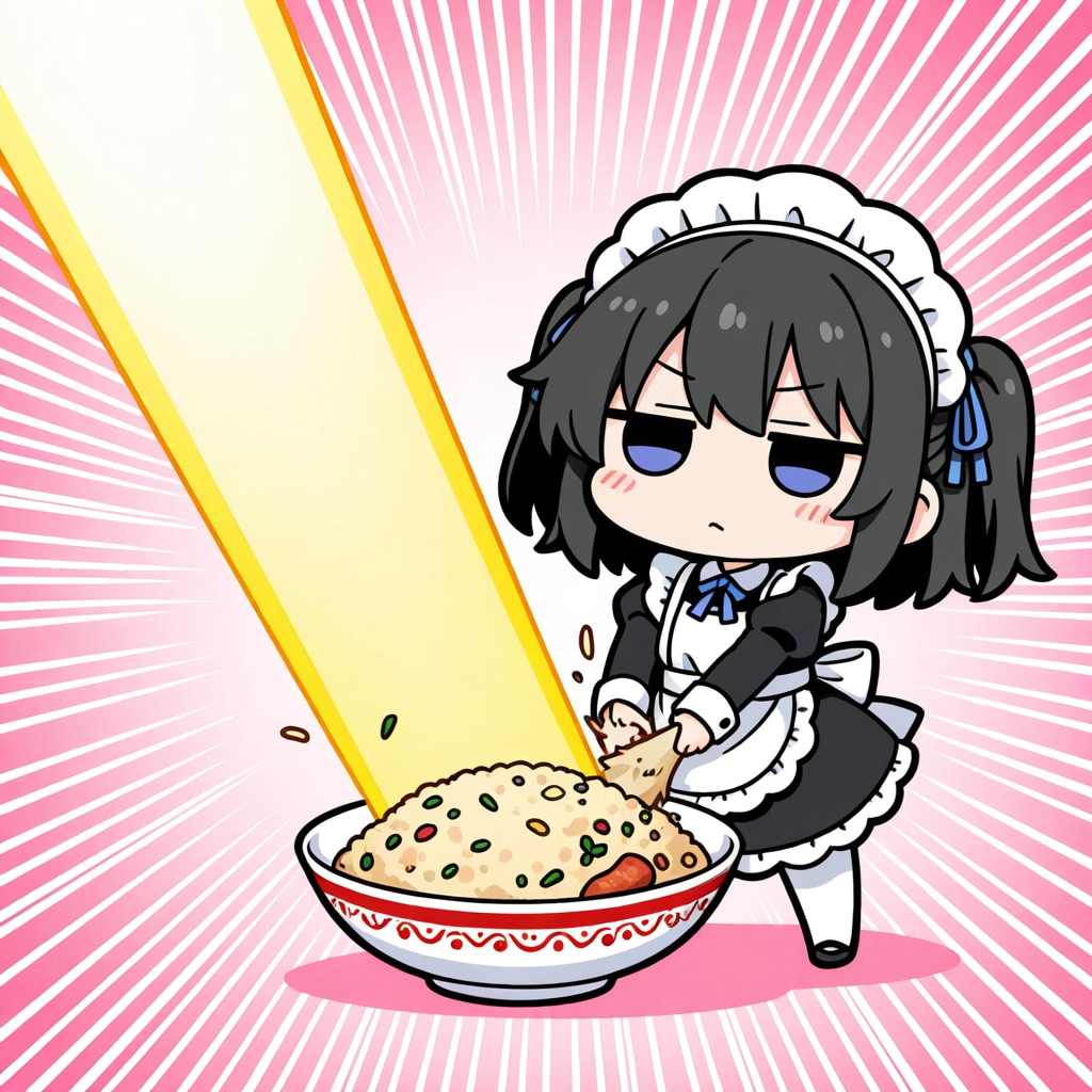 ビームメイドさんと謎のチャーハン