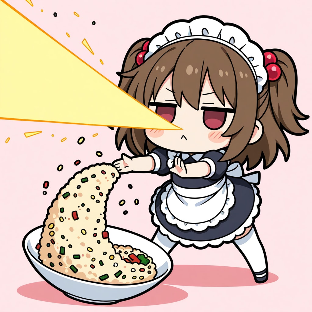 ビームメイドさんと謎のチャーハン