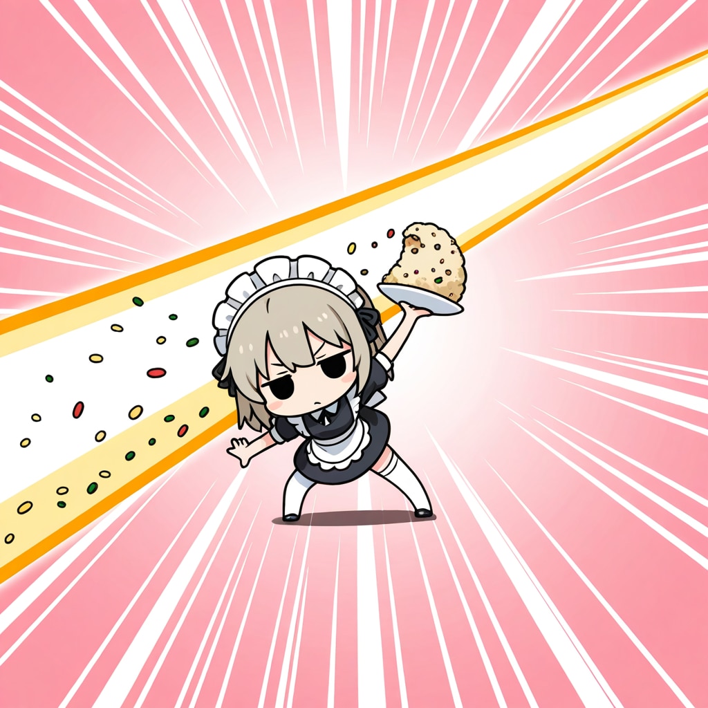 ビームメイドさんと謎のチャーハン