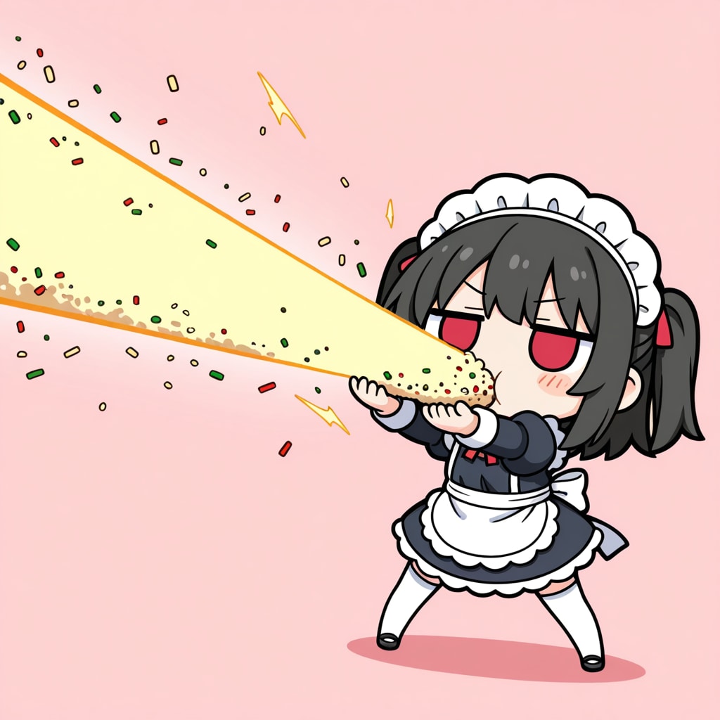 ビームメイドさんと謎のチャーハン