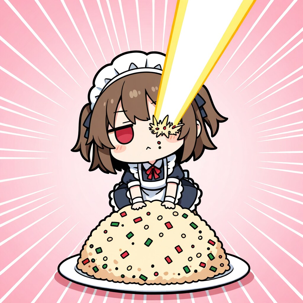 ビームメイドさんと謎のチャーハン