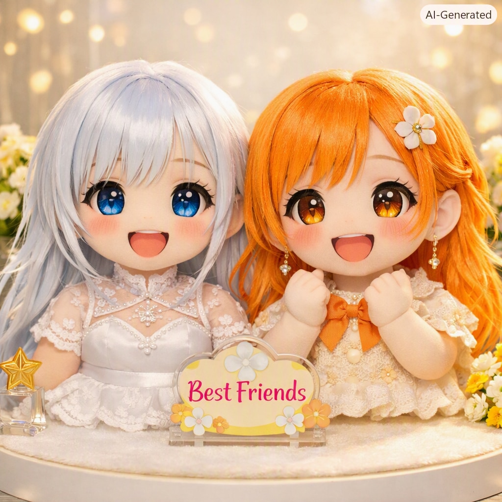LILYちゃんとAPRICOTちゃん ぷいぐるみ