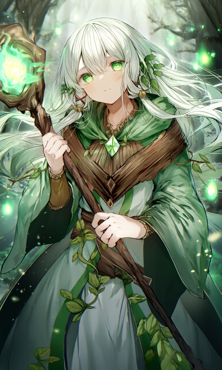 ドルイドの少女 | の人気AIイラスト・グラビア