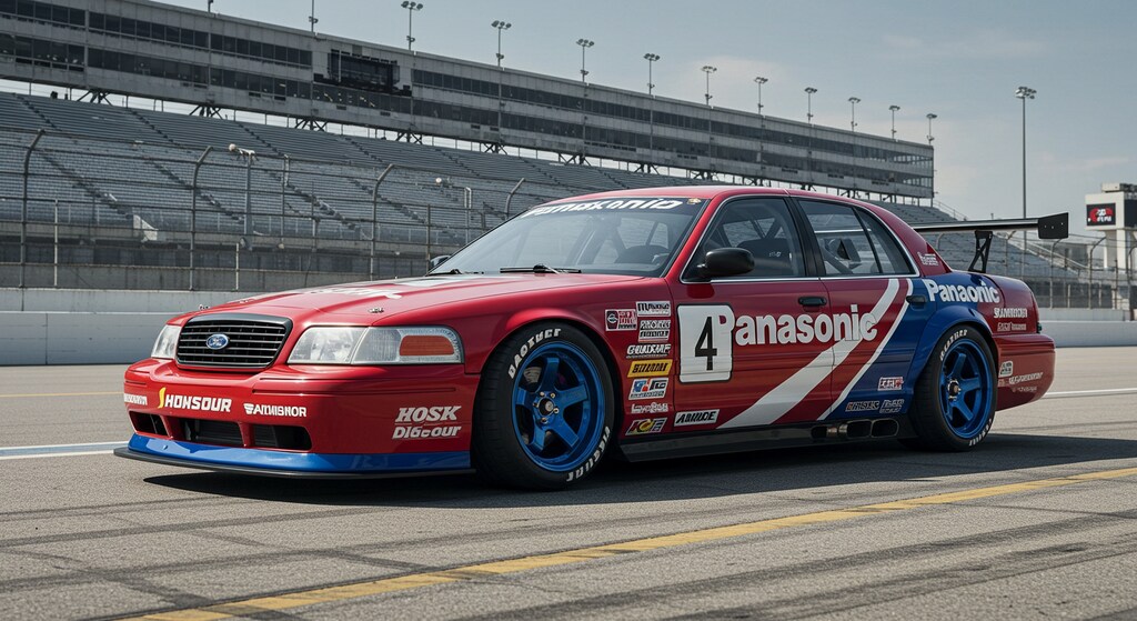 Panasonicフォードクラウンビクトリアレーシングカー