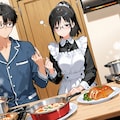 料理中でもお仕事 2枚目