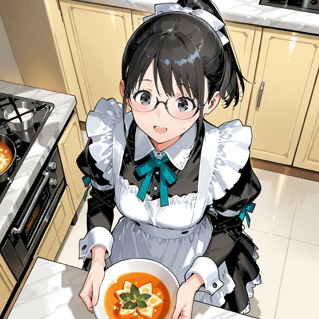 料理中でもお仕事