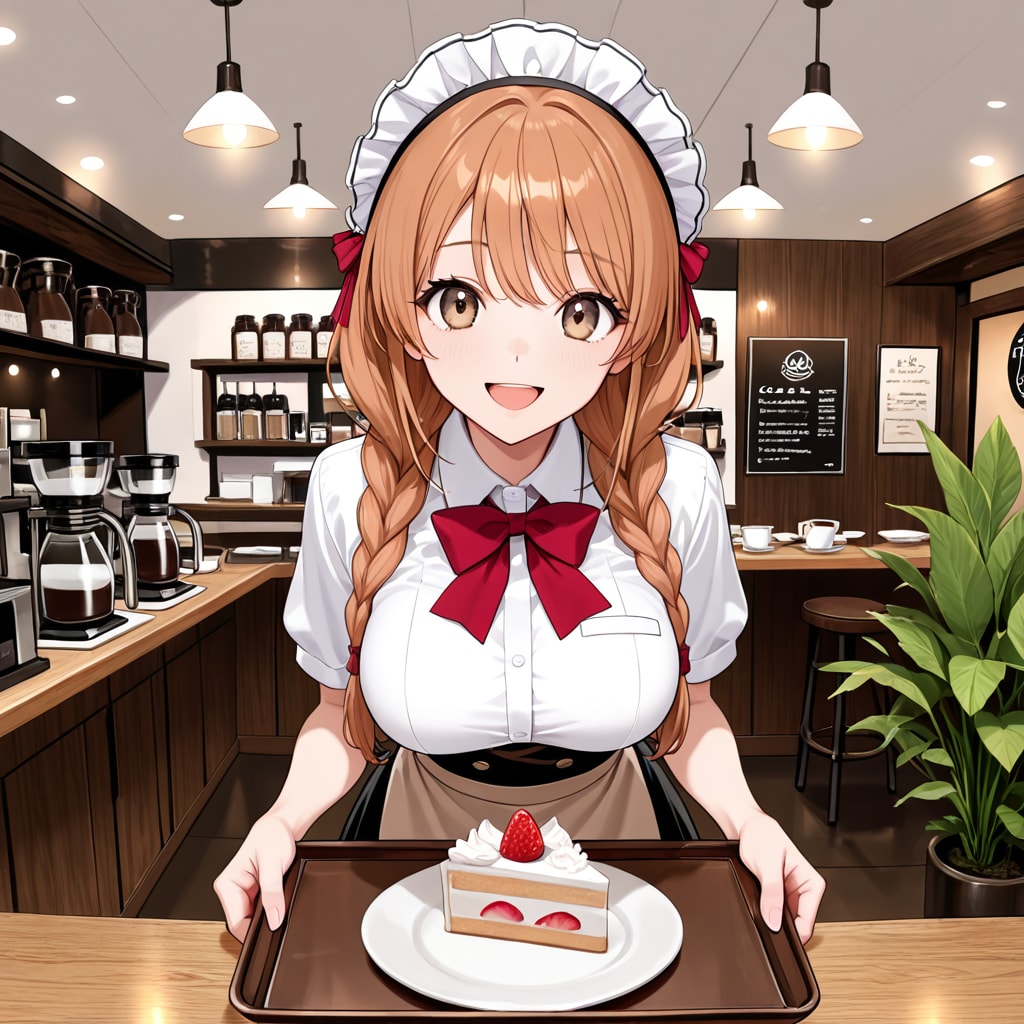 いちごショート、お待たせしましたー！