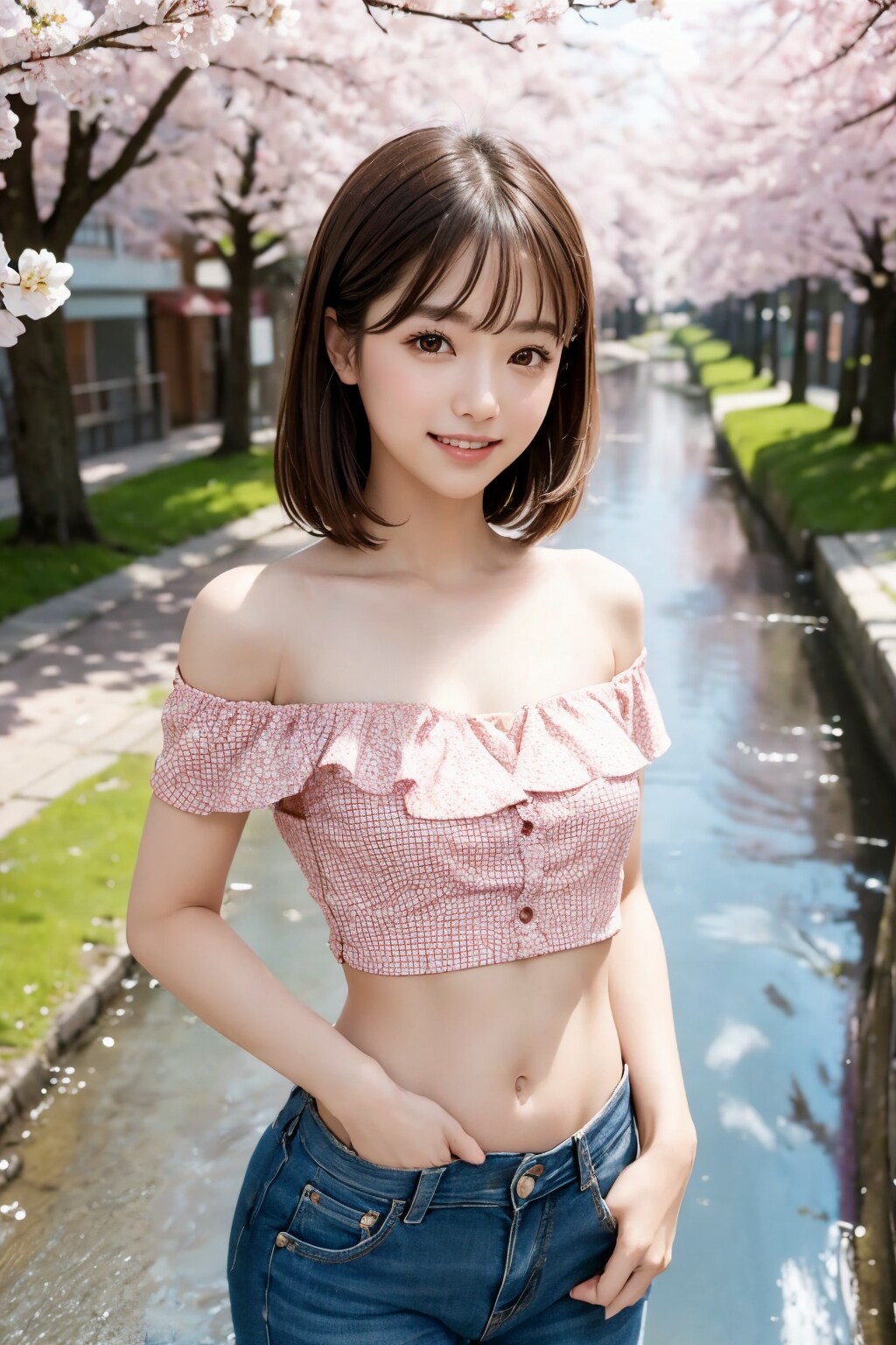 オフショルの れなちゃん