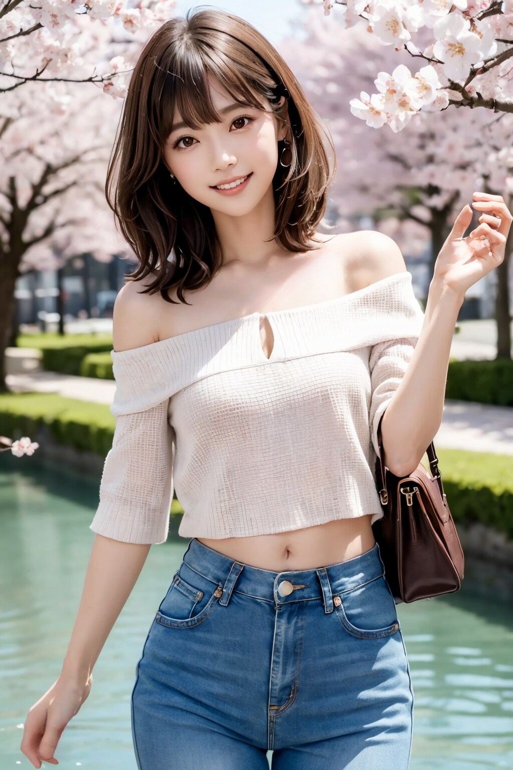 オフショルの れなちゃん