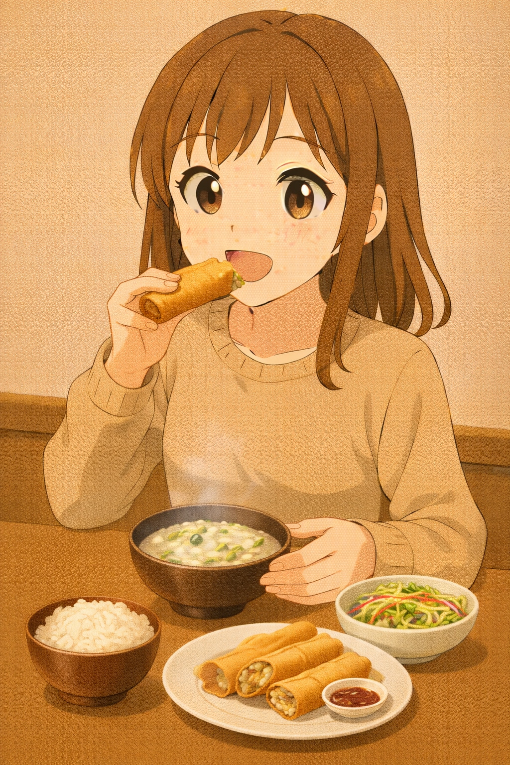 春巻き | の人気AIイラスト・グラビア