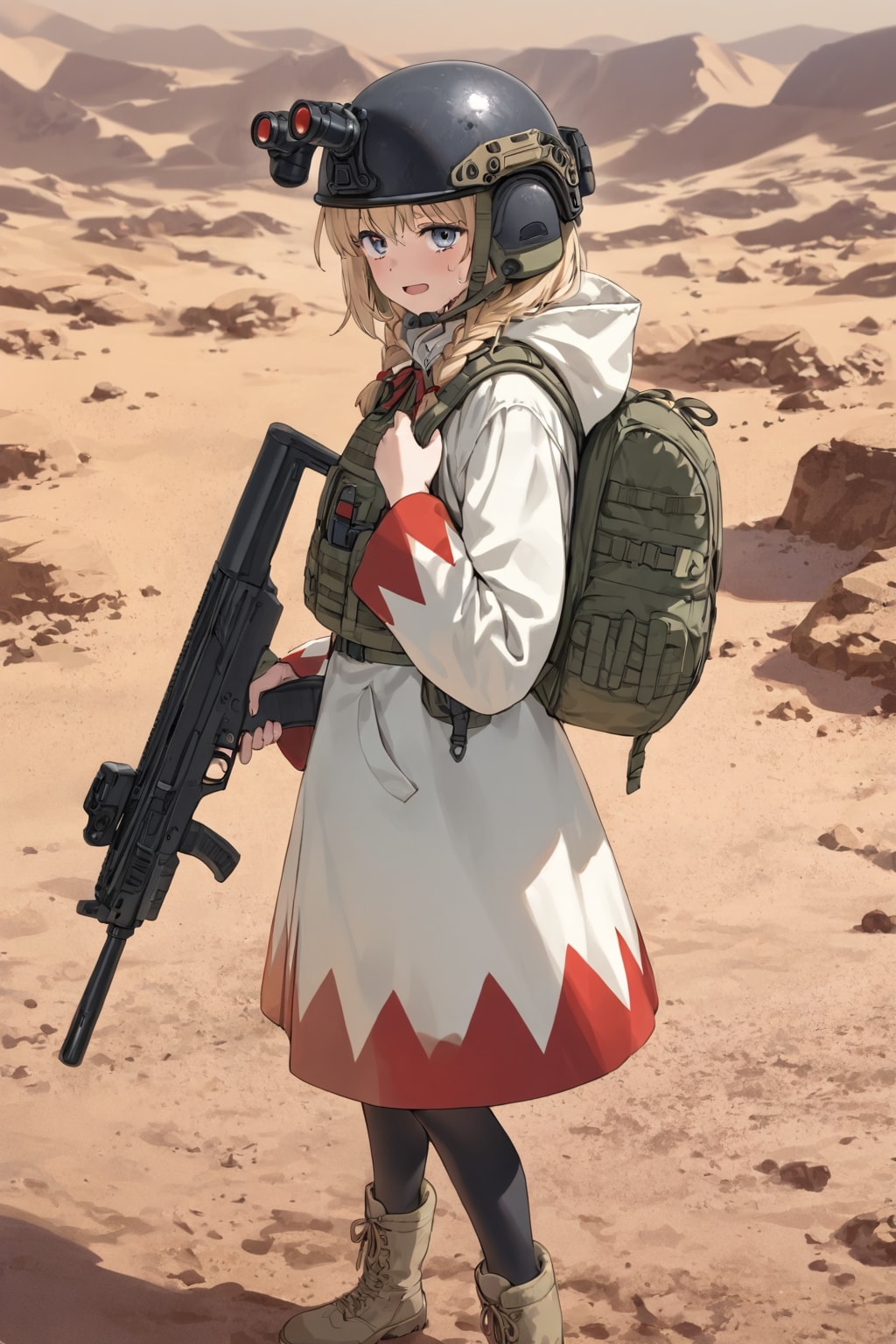 砂漠の傭兵の白魔道士