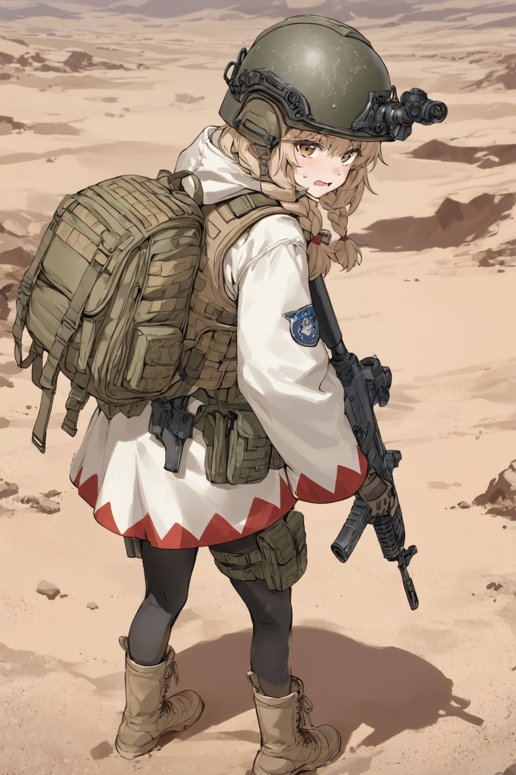 砂漠の傭兵の白魔道士