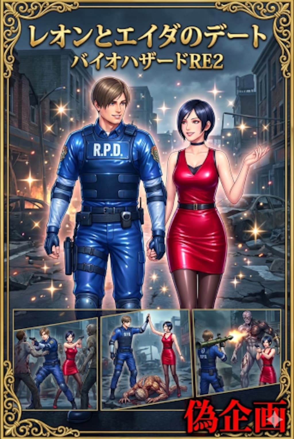 バイオハザードRE2　レオンとエイダのデート