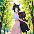 クロミナとロングスカート　その２ 2枚目