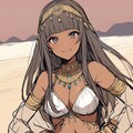 砂漠の踊り子（スケッチ風） 4枚目