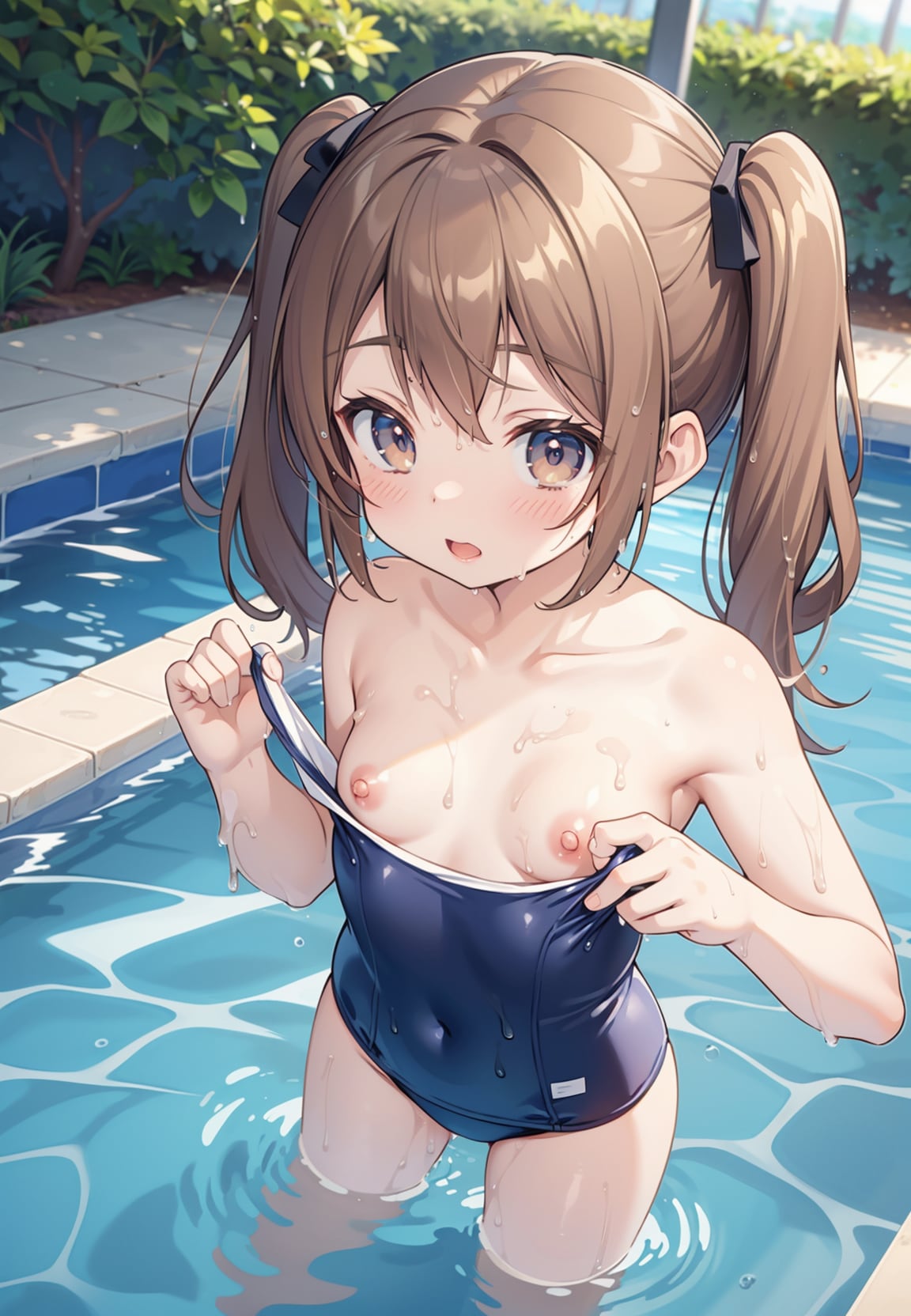 水泳部と胸チラ