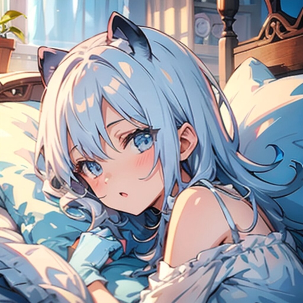 猫耳みたくなった・・・銀花ちゃん