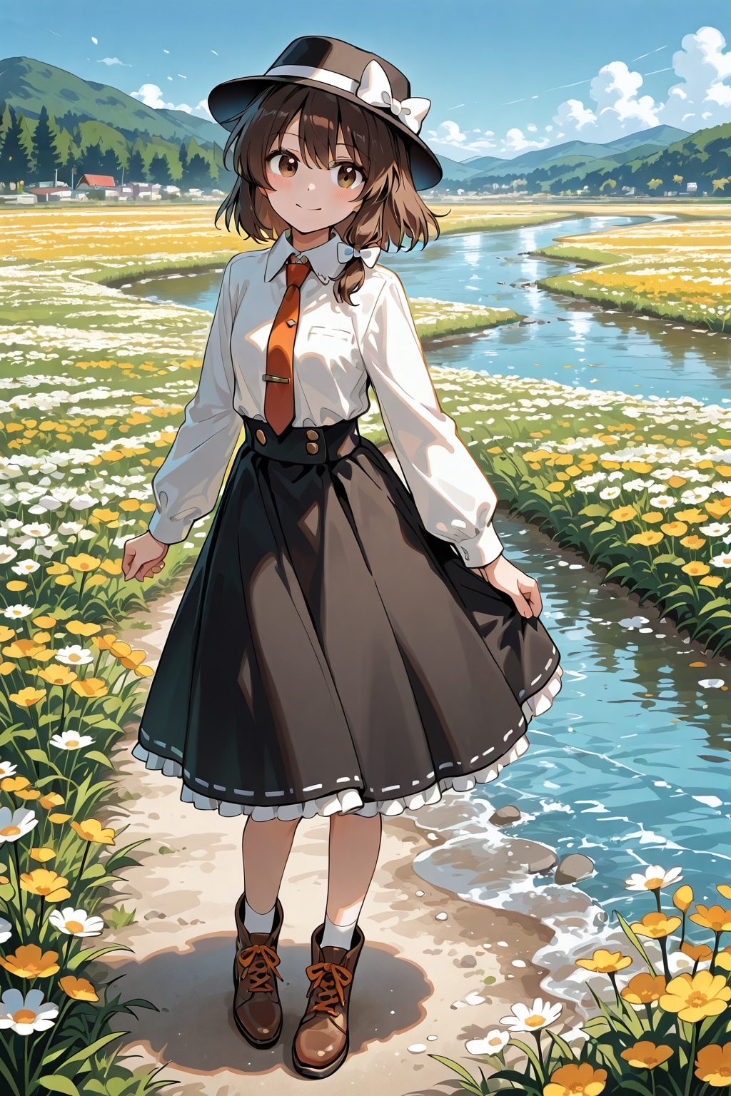 川遊び蓮子