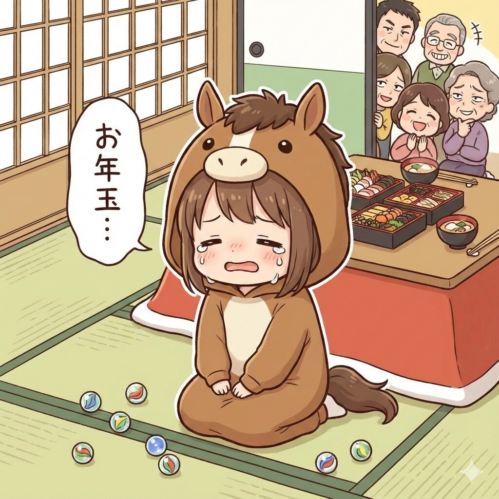 お年玉が貰えなかった女の子