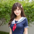 105　伝統的セーラー服に挑む 3枚目