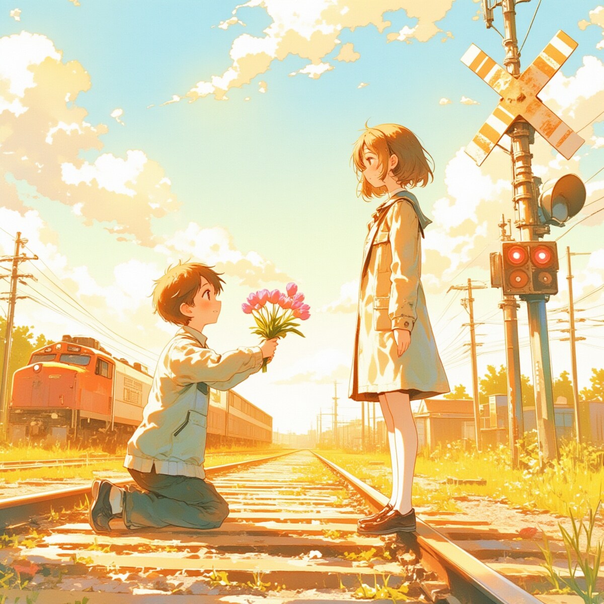 線路の上の初恋