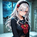 月詠瑠那と怪しげなオッドアイ 3枚目