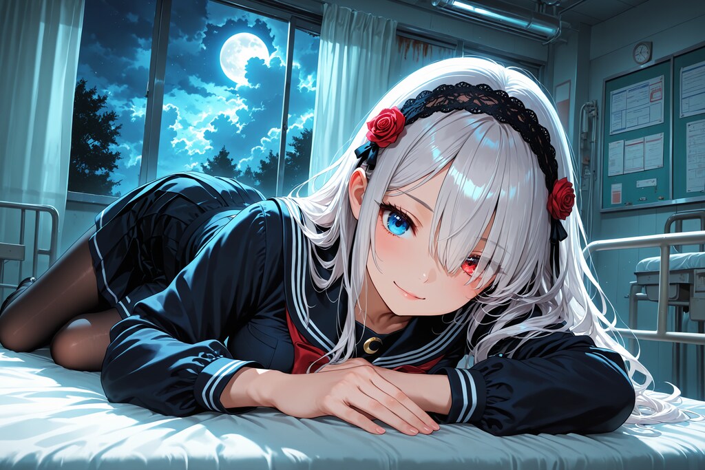 月詠瑠那と怪しげなオッドアイ