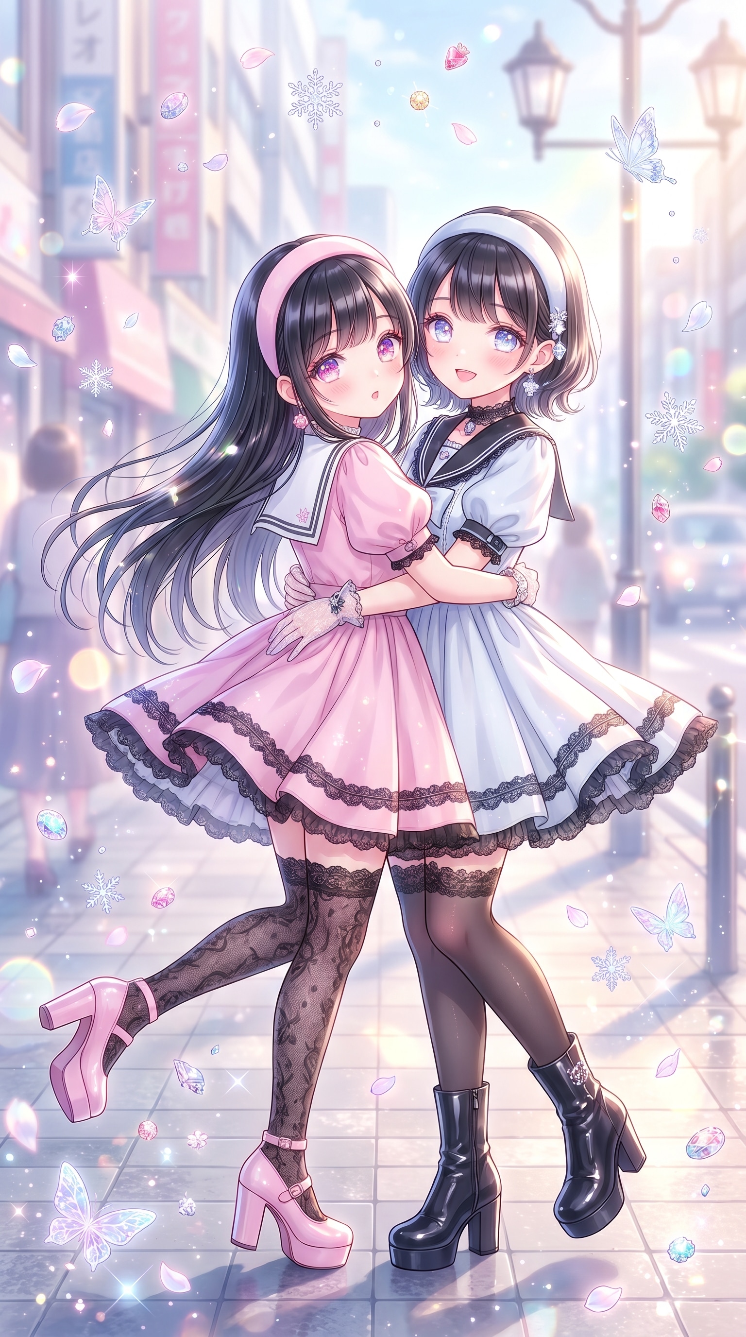 双彩の抱擁円舞 | の人気AIイラスト・グラビア