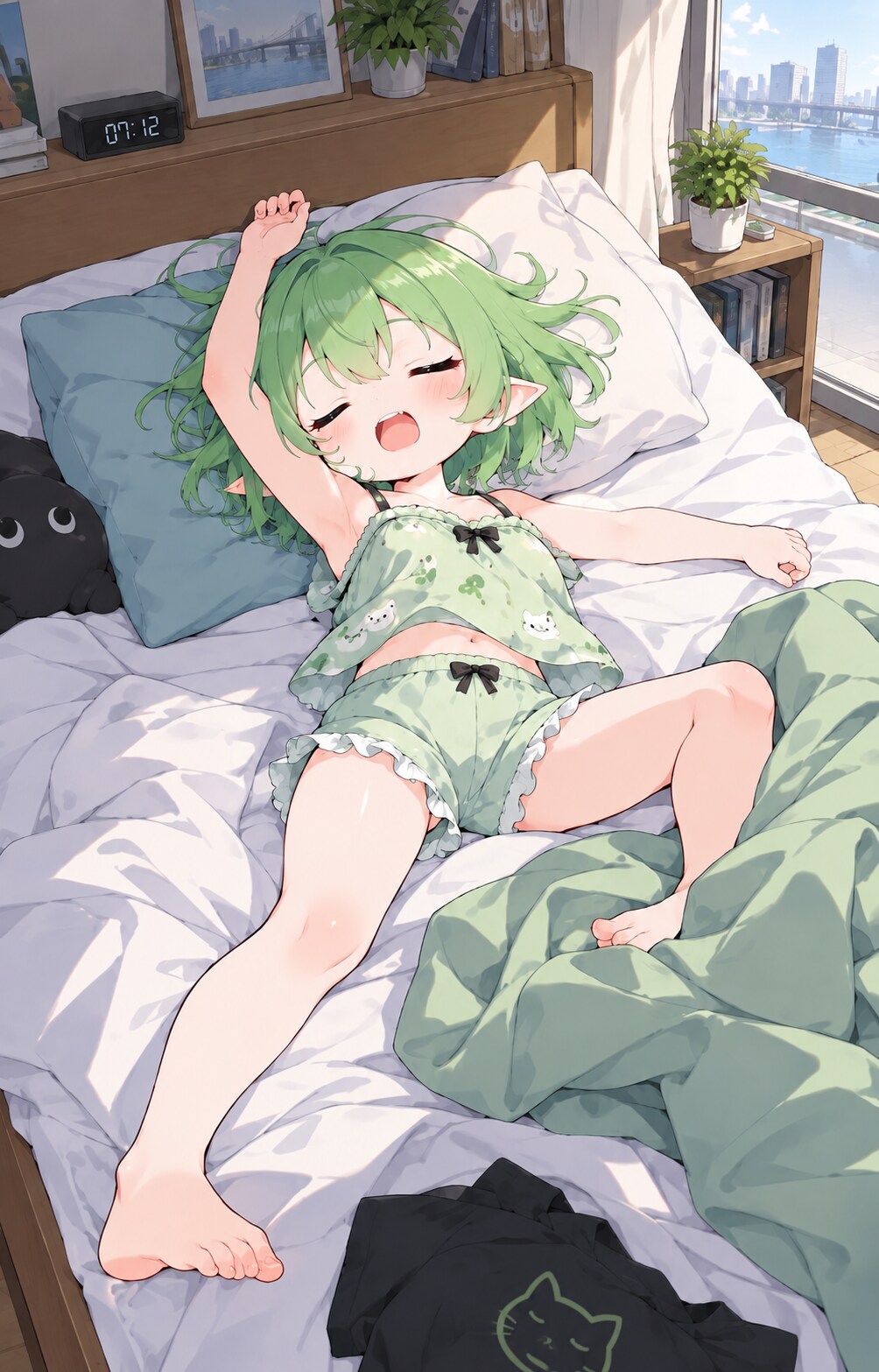まだ起きてない萌葱（もね） | の人気AIイラスト・グラビア