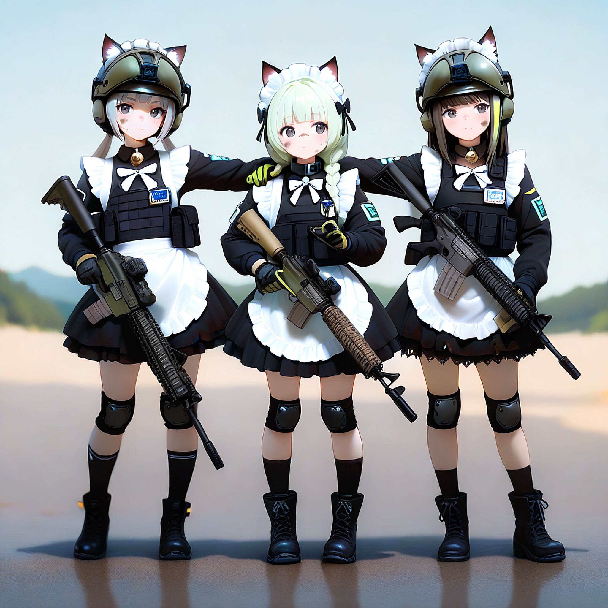仲間から信頼されている隊長（ミリィちゃん）