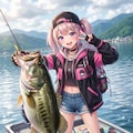 元魔王の魔鬼ちゃんが趣味のバス釣りで60アップを釣る！ 4枚目