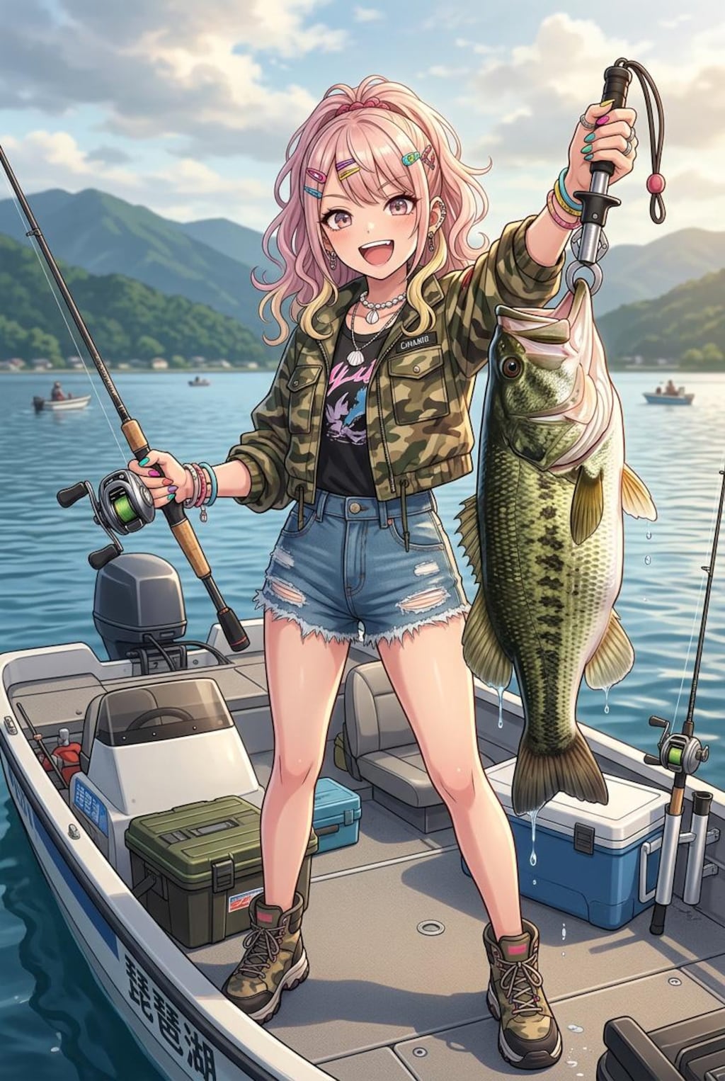 元魔王の魔鬼ちゃんが趣味のバス釣りで60アップを釣る！