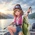 元魔王の魔鬼ちゃんが趣味のバス釣りで60アップを釣る！ 2枚目