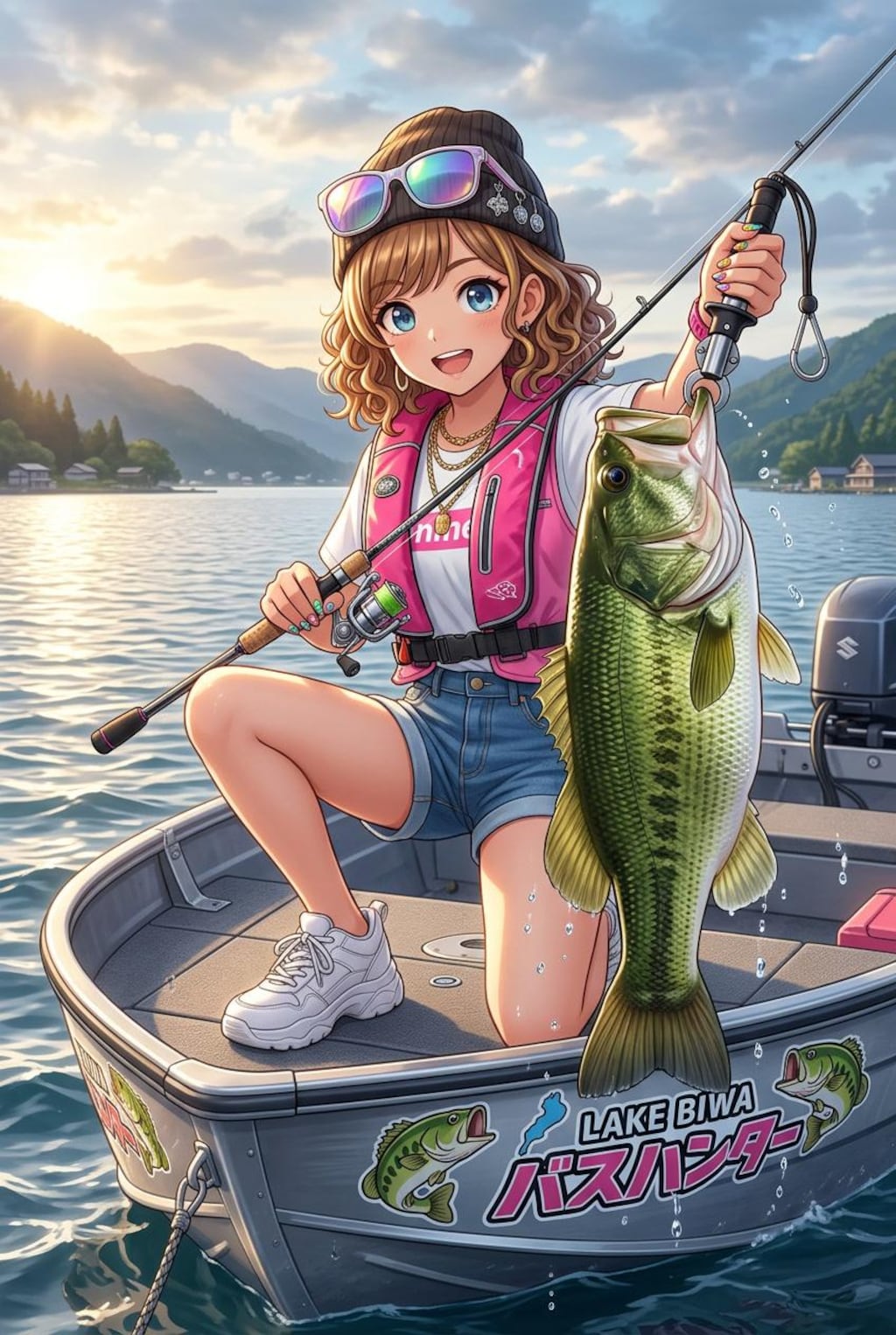 元魔王の魔鬼ちゃんが趣味のバス釣りで60アップを釣る！