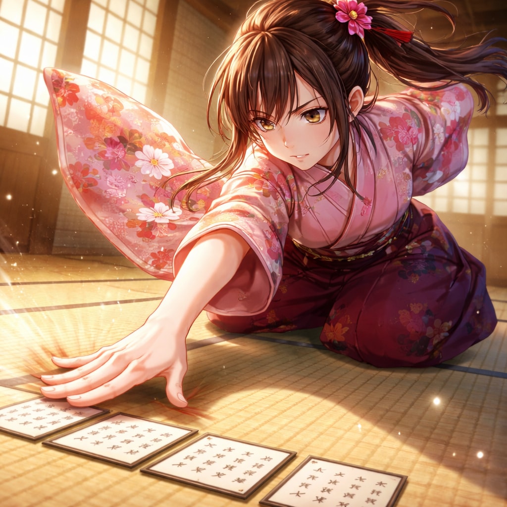 競技かるたを刈る